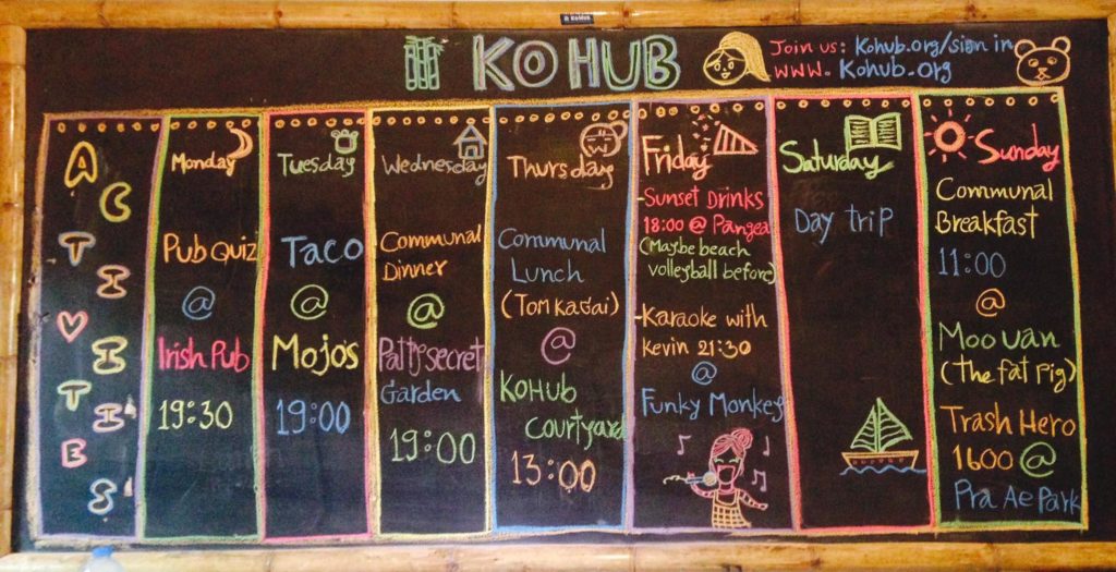 KoHub Timetable