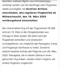 Austrian Airlines - big decision