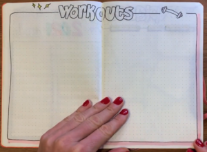 Workouts - bullet journal for 2021