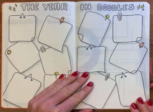 The Year in Doodles - bullet journal for 2021